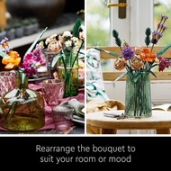 Flower DIY Toys Gifts Building Block Flower Bouquet Building Blocks  Flower Decoration Building Bloc