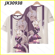 Uma Musume Pretty Derby Biwa Hayahide Cosplay Summer T-shirt