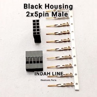 10pin Connector 2x5pin Male Connector Black housing 2x5 pin 2.54mm