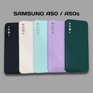 Case Samsung A50 - Samsung A50S Case Softcase MACARON CAMERA PROTECTION Case Casing Hp Samsung A50 -