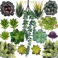 GUTHOP Green Desktop DIY Bedroom Fake Plants Artificial Succulents Plants