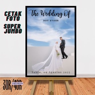 SUPER JUMBO PHOTO PRINTING + 100X70 SIZE FRAME | 120X80 CM, WALL DISPLAY