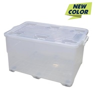 Kiramas 85 Liter Plastic Container Box with Wheels B85Kpr (By Gojek)