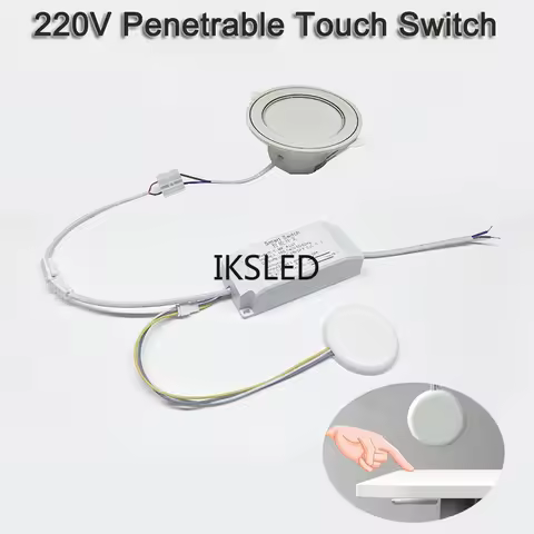 110-220V Penetrable Wood Touch sensor Switch 110V 220V Dimmable Touch Sensor Switch Under Cabinet Pa