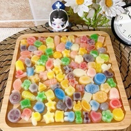 1kg Multi-Flavored Fruit Wax Candy - Delicious Melting Syrup Wax Candy