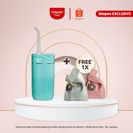 New! Colgate Blast Portable Water Flosser Rechargeable, Water Resistant + Free 1x knitted bag Or  No