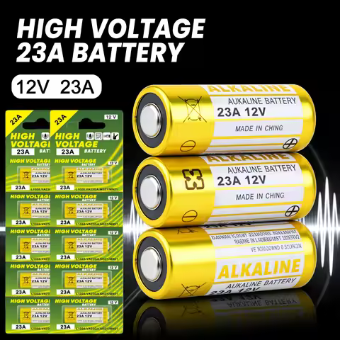 2-100Pcs 12V 23A Alkaline Dry Battery Bulk Pack - Fits A23 A23S E23A, Reliable Power Source for Remo