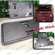 Universal Carbon Number Plate Frame (1pc) Number Plate Frame Car Plate Frame
