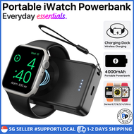 Portable iWatch Wireless Powerbank Ultra SE Series 8 7 6 5 4 3 2 44 45mm Charger Travel Charging Dock Stand