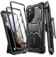 I-Blason Armorbox ออกแบบมาสำหรับ Samsung Galaxy S23 Ultra Case ที่มีขาตั้งและคลิปหนีบเข็มขัดเป็นพิเศ