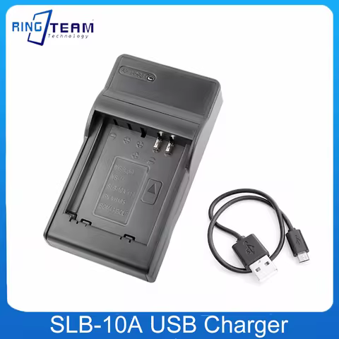 SLB-10A SLB10A SLB-11A Camera Battery USB Charger for Samsung EX2F WB150F WB250F WB350F WB750 WB800F