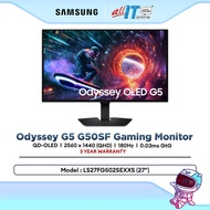 SAMSUNG Odyssey G5 G50SF 27" QHD QD-OLED 180Hz Gaming Monitor | 0.03ms | AMD FreeSync Premium |  LS2