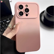 For OPPO Reno 10 9 8 Pro Plus 8T 5G 8Z Lite Phone Case Gradient Colorful Candy Color Dopamine Matte Plain Boys Boy Girls Girl Cute Simple Soft Silicone Casing Cases Case Cover