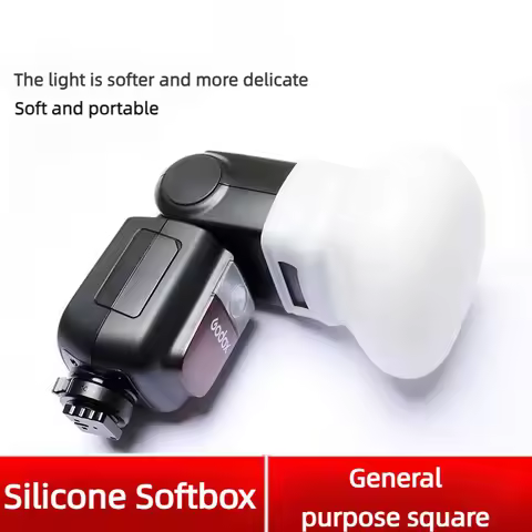 Silicone flash Diffuser soft light cover for godox TT520 TT520II TT685 TT600 V860 II V850II AD0200pr