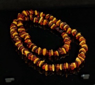 三色波羅的海琥珀頸鍊 ( 金珀, 血珀, 蜜臘 )