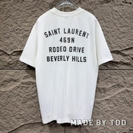 [TDD Produced] YSL 2026 Summer New Style Back Letter Printing Small logo Embroidery Simple Mercerize