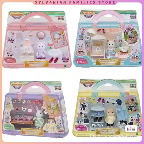 Sylvanian Families Cat fashion costume Baby Room Decoration Birthday ternurines Authentic Gifts For 