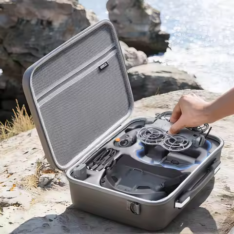 STARTRC Carrying Case for Neo 2 Accessories, Portable PU Carry Bag for DJI Neo 2 Motion Fly More Com