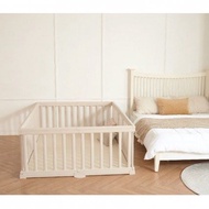 即買即用 韓國 Anuri Cutie 10Q 寶寶屋 [不包地墊] 10片裝 溫暖米  (Caraz Baby Playpen Safety Fence )160 x 120 cm Cream