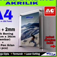 Acrylic Frame Size. A4 / acrylic frame / wall frame / MargaCipta