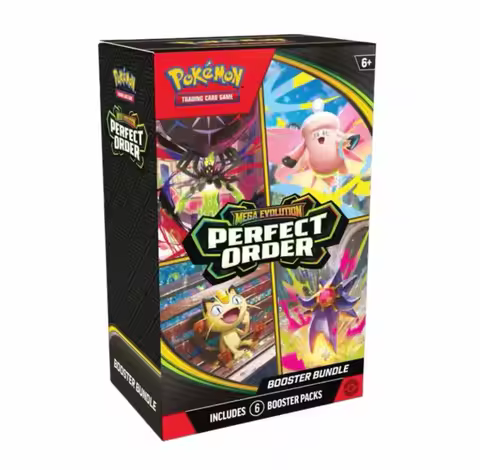 Pokemon English Mega Perfect Order Ascended Heroes Scarlet Violet 151 Booster Bundle ME2.5 Trainer B