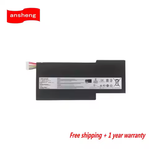 11.4V 52.4Wh 4600mAh BTY-M6J Laptop Battery For MSI GS63VR GS73VR 6RF-001US BP-16K1-31 MS-17B1 MS-16