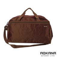 AOKANA Lightweight Waterproof Small Travel Bag Duffel Side Backpack Coffee 03-008