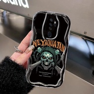 Casing Hp Untuk OPPO A5 2020 A9 2020 A11 A11x Case Casing pola kematian Kasing ponsel Cesing ombak K