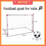 MRTOYS Kids Football Goal Stand Children Football Soccer Goal Post Indoor Outdoor Game