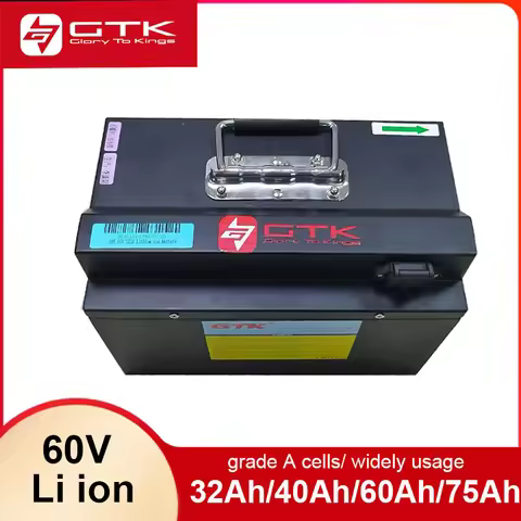 GTK Rechargeable 60V 40Ah 32Ah 60V 60Ah 80Ah Lithium Li-Ion Battery for Skateboard Vehicle