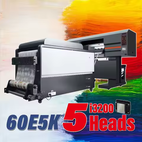 60Cm A1 DTF Printer Dual Head I3200 60 cm DTF Heat Transfer PET Film 600mm DTF Printer Printing Mach