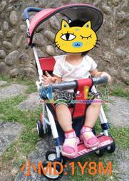 嬰兒推車 微笑mit台灣製 兒童推車 附置物藍 外出逛街好幫手♡美來♡專利抗UV遮陽罩 上下/角度調整 機車推椅 3