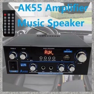 (DGHV) AK55 110-240V Car Amplifier 900W Max Power 2.0 Channel Rated 70W+70W Bluetooth Audio Hifi AMP