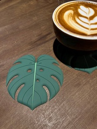 龜背芋軟膠杯墊 植物隔熱墊