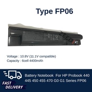 Notebook Battery HP Probook Model FP06 440 445 450 455 470 G0 G1 FP06 1