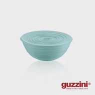 【Guzzini】Tierra環保材質圓形保鮮盒（含蓋）25cm ‧豆沙綠