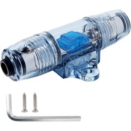 NuIth 60 AMP Inline Mini ANL Fuse Holder, 4/6/8 Gauge in 4/6/8 Gauge Out Power Fuse Holder for Car A