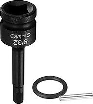 QUARKZMAN 1/2 Inch Drive Socket Wrench Hex Nut Set 9/32 Inch SAE CR-MO Steel 6 Point Sockets with Co