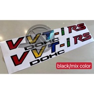 (Ready Stock) S764# 2pcs VVTI DOHC RS Side Car Sticker