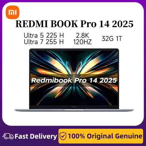 Xiaomi Laptop Redmibook Pro 14 2025 14-inch 2.8K 120Hz Intel Core Ultra5 225H/Ultra7 255H 16GB/32GB 