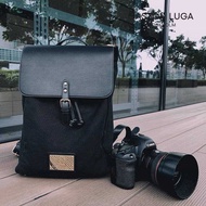 Gaston Luga Double Shoulder Bag Simple Canvas