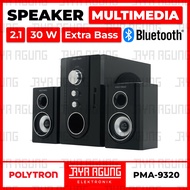 Speaker Multimedia Bluetooth Aktif POLYTRON PMA 9320 FM Radio PC Hitam