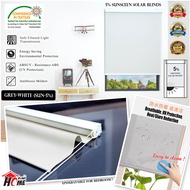 [HOMEBLIND] Themal Roller Blinds 100% Blackout Height 6 Feet(183cm) / Sunsceen Solar Blinds / Bidai 