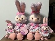 香港迪士尼 StellaLou SS KC情人節限定版 星黛露 刺繡公仔及吊飾Duffy and Friends Hong Kong