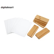 6 Pack Sublimation Photo Frames Blanks 5 X 7 Inch Heat Transfer Metal Picture Frames with Wood Base 