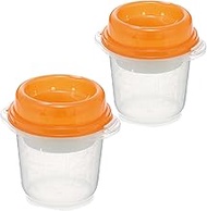 Inomata Kagaku Microwave Cooker, Easy to Cook Rice in Microwave, Orange, 30.4 fl oz (0.5 g) / 1 Serv