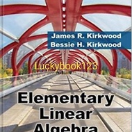 Elementary Linear Algebra by James