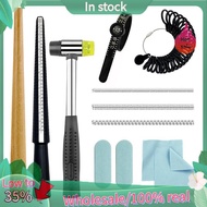 Ring Mandrel Ring Sizer Tool Ring Measurer with Quarter Sizes Finger Size Measuring Ring Shaper to F