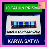 Kunku!! Pns 10 Tahun Prisma. Satya Lencana Pdh Karya Satya.