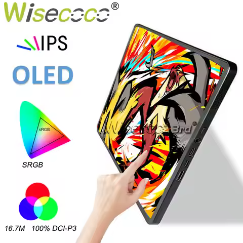 Wisecoco 11 Inch OLED Potable Monitor 2K 1728x2360 Touch Ultra-thin Monitor IPS Raspberry Pi Win 10 